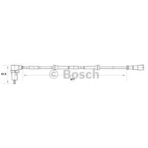 датчик abs BOSCH 0 265 006 401 