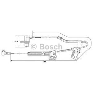 датчик abs BOSCH 0 265 006 677