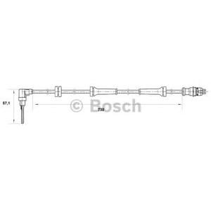 датчик abs BOSCH 0 265 007 070 