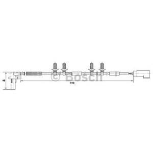 датчик abs BOSCH 0 265 007 417