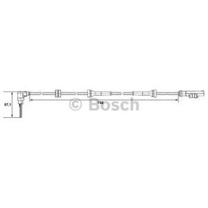 датчик abs BOSCH 0 265 007 518