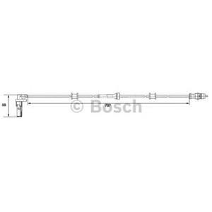 датчик abs BOSCH 0 265 007 532