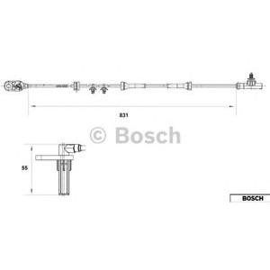 датчик abs BOSCH 0 265 007 558 