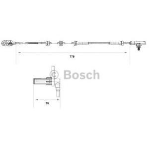 датчик abs BOSCH 0 265 007 632 