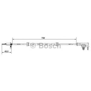 датчик abs BOSCH 0 265 007 637