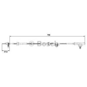 датчик abs BOSCH 0 265 007 687 