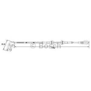 датчик abs BOSCH 0 265 007 779