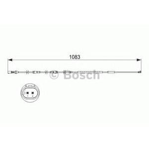 датчик, износване на накладки BOSCH 1 987 473 500