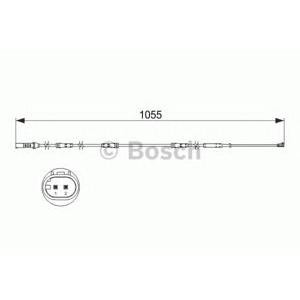 датчик, износване на накладки BOSCH 1 987 473 508 