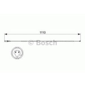 датчик, износване на накладки BOSCH 1 987 473 515