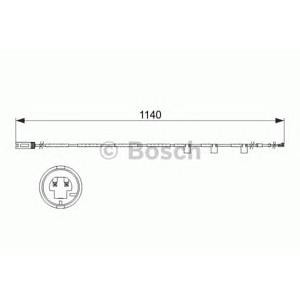 датчик, износване на накладки BOSCH 1 987 473 525