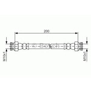 спирачен маркуч BOSCH 1 987 476 006 