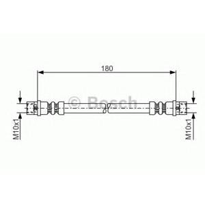 спирачен маркуч BOSCH 1 987 476 018 