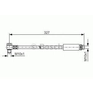 спирачен маркуч BOSCH 1 987 476 098 