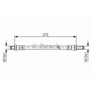 спирачен маркуч BOSCH 1 987 476 124 