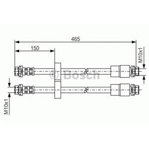 спирачен маркуч BOSCH 1 987 476 125 