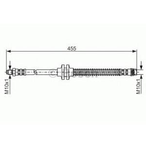 спирачен маркуч BOSCH 1 987 476 126 