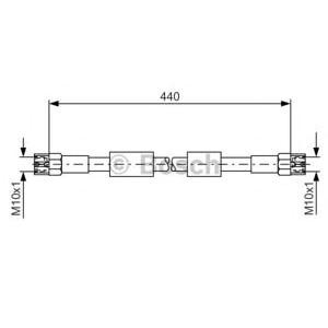 спирачен маркуч BOSCH 1 987 476 139 