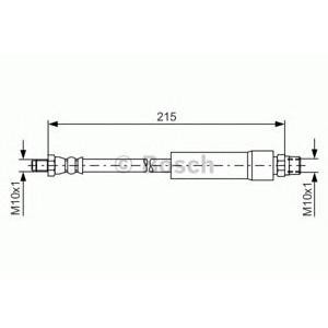 спирачен маркуч BOSCH 1 987 476 142 