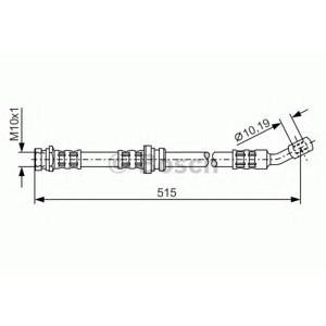 спирачен маркуч BOSCH 1 987 476 147 
