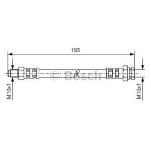 спирачен маркуч BOSCH 1 987 476 152 