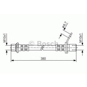 спирачен маркуч BOSCH 1 987 476 162 