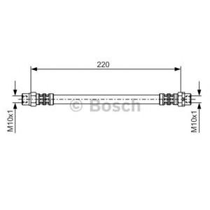 спирачен маркуч BOSCH 1 987 476 175