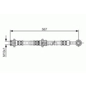 спирачен маркуч BOSCH 1 987 476 196 