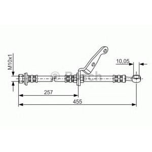 спирачен маркуч BOSCH 1 987 476 206 