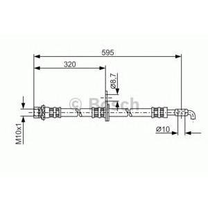 спирачен маркуч BOSCH 1 987 476 250