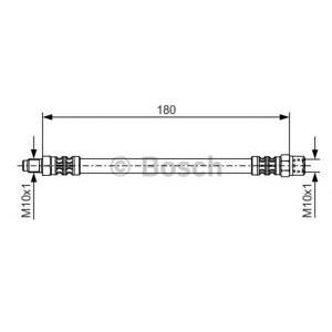 спирачен маркуч BOSCH 1 987 476 302 