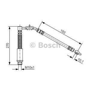 спирачен маркуч BOSCH 1 987 476 553