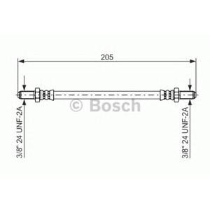 спирачен маркуч BOSCH 1 987 476 575 