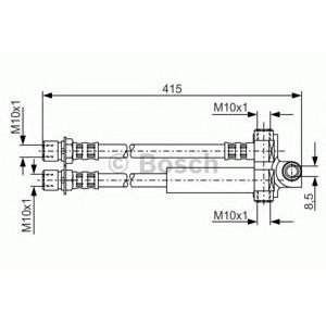 спирачен маркуч BOSCH 1 987 476 615 