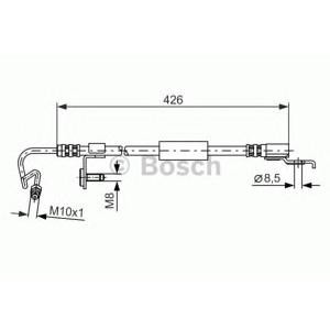 спирачен маркуч BOSCH 1 987 476 623 