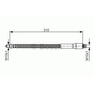 спирачен маркуч BOSCH 1 987 476 746 