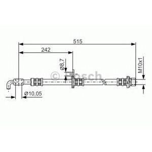 спирачен маркуч BOSCH 1 987 476 780 