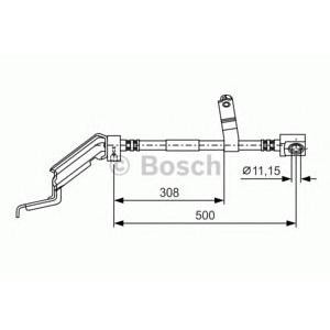 спирачен маркуч BOSCH 1 987 476 866 