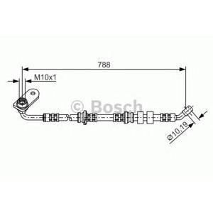 спирачен маркуч BOSCH 1 987 476 934 