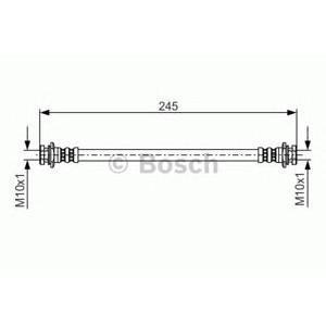 спирачен маркуч BOSCH 1 987 476 969