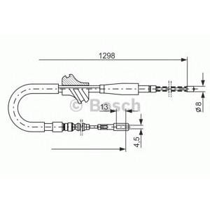жило за ръчна спирачка BOSCH 1 987 477 054 