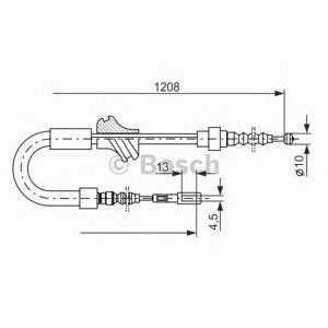 жило за ръчна спирачка BOSCH 1 987 477 058 