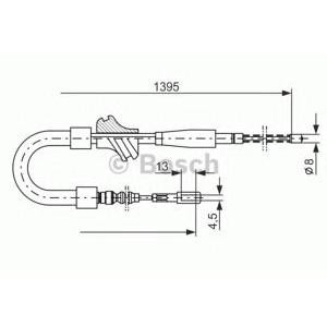 жило за ръчна спирачка BOSCH 1 987 477 060 