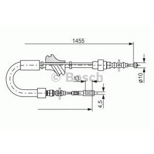 жило за ръчна спирачка BOSCH 1 987 477 062 