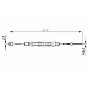 жило за ръчна спирачка BOSCH 1 987 477 071 