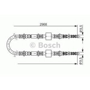 жило за ръчна спирачка BOSCH 1 987 477 101