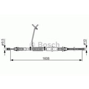 жило за ръчна спирачка BOSCH 1 987 477 180