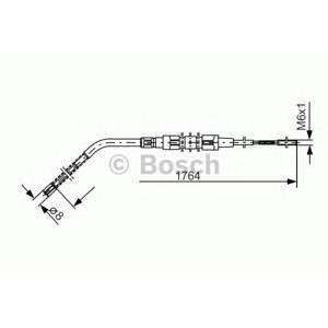 жило за ръчна спирачка BOSCH 1 987 477 181 