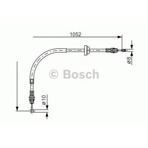 жило за ръчна спирачка BOSCH 1 987 477 186