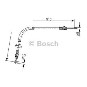жило за ръчна спирачка BOSCH 1 987 477 190 